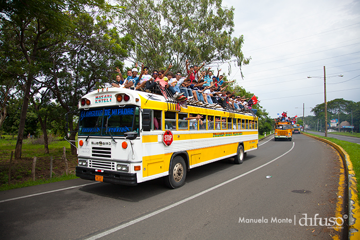 Caravanas llegan a Managua para el 34/19!