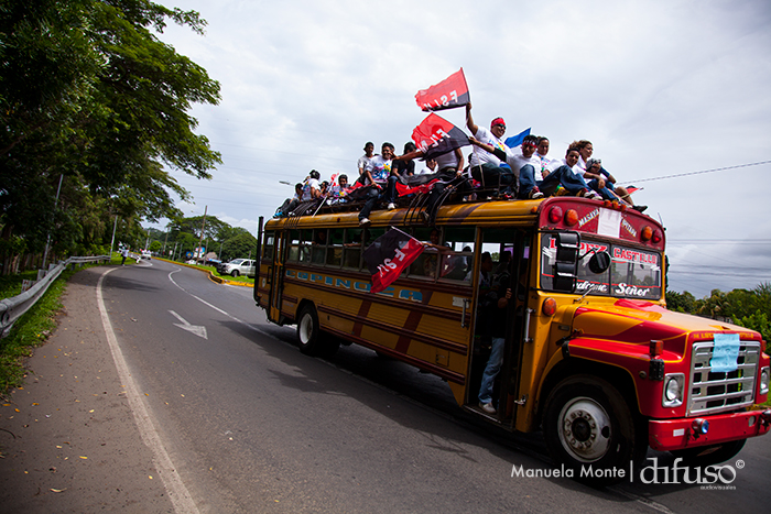 Caravanas llegan a Managua para el 34/19!