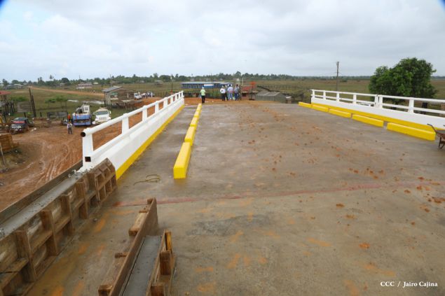 Gobierno Sandinista avanza construcción de vías de acceso a Puerto Cabezas en el Caribe Norte