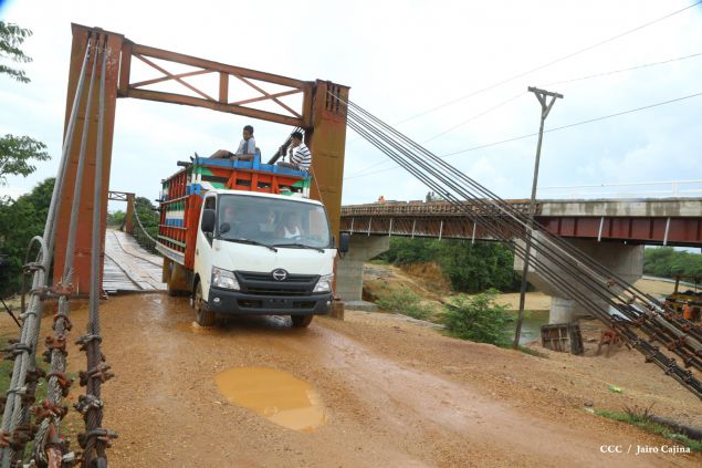 Gobierno Sandinista avanza construcción de vías de acceso a Puerto Cabezas en el Caribe Norte