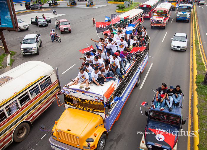 Caravanas llegan a Managua para el 34/19!