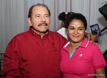 Daniel y Rosario sostienen encuentro con líderes sindicales nicaragüenses en saludo al Día Internacional de los Trabajadores