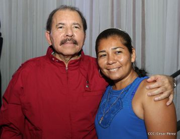 Daniel y Rosario sostienen encuentro con líderes sindicales nicaragüenses en saludo al Día Internacional de los Trabajadores