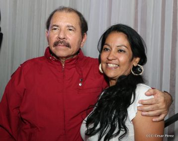 Daniel y Rosario sostienen encuentro con líderes sindicales nicaragüenses en saludo al Día Internacional de los Trabajadores