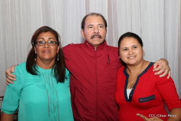 Daniel y Rosario sostienen encuentro con líderes sindicales nicaragüenses en saludo al Día Internacional de los Trabajadores