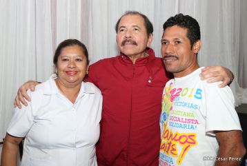 Daniel y Rosario sostienen encuentro con líderes sindicales nicaragüenses en saludo al Día Internacional de los Trabajadores