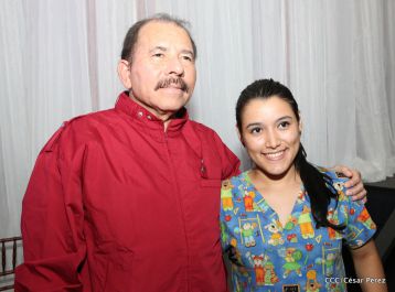 Daniel y Rosario sostienen encuentro con líderes sindicales nicaragüenses en saludo al Día Internacional de los Trabajadores