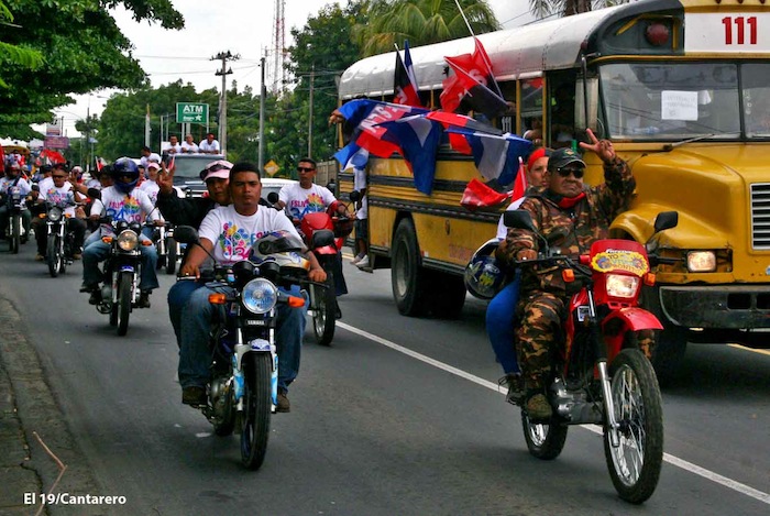 Caravanas llegan a Managua para el 34/19!
