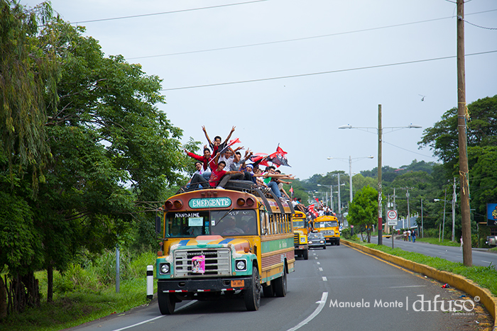 Caravanas llegan a Managua para el 34/19!