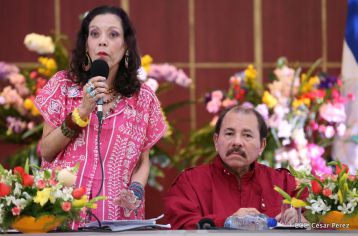 Daniel y Rosario sostienen encuentro con líderes sindicales nicaragüenses en saludo al Día Internacional de los Trabajadores