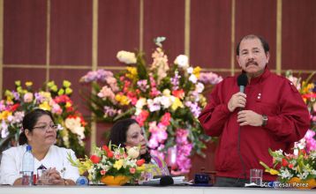 Daniel y Rosario sostienen encuentro con líderes sindicales nicaragüenses en saludo al Día Internacional de los Trabajadores