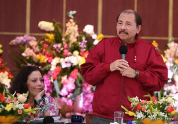 Daniel y Rosario sostienen encuentro con líderes sindicales nicaragüenses en saludo al Día Internacional de los Trabajadores