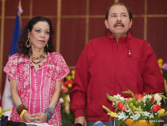 Daniel y Rosario sostienen encuentro con líderes sindicales nicaragüenses en saludo al Día Internacional de los Trabajadores