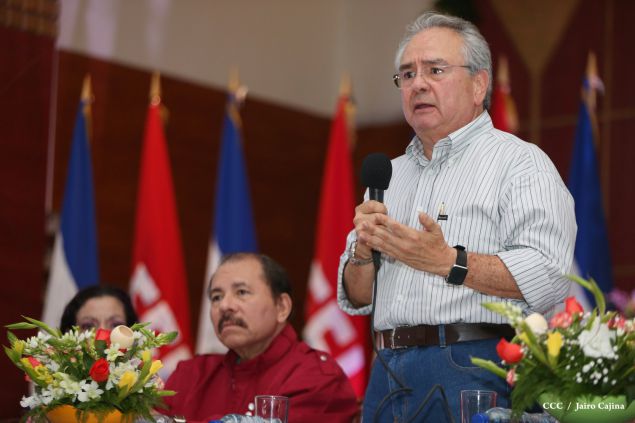 Daniel y Rosario sostienen encuentro con líderes sindicales nicaragüenses en saludo al Día Internacional de los Trabajadores