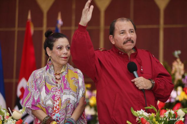 Daniel y Rosario sostienen encuentro con líderes sindicales nicaragüenses en saludo al Día Internacional de los Trabajadores