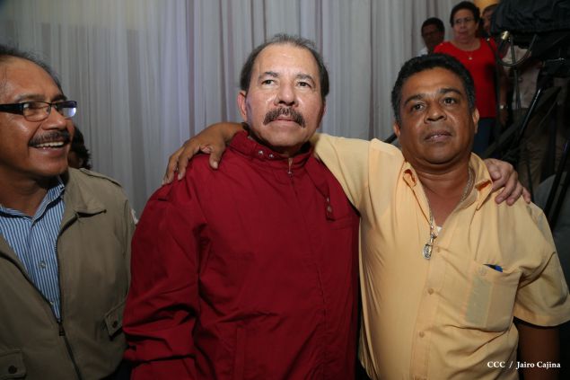 Daniel y Rosario sostienen encuentro con líderes sindicales nicaragüenses en saludo al Día Internacional de los Trabajadores
