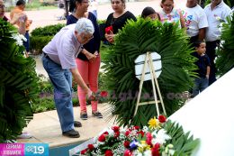 Una Flor para Tomás: Miles de nicaragüenses rinden homenaje al Comandante de la Revolución