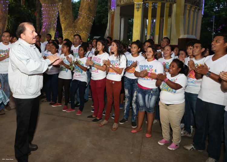 Daniel y Rosario rinden homenaje al Comandante de la Revolución, Tomás Borge Martínez
