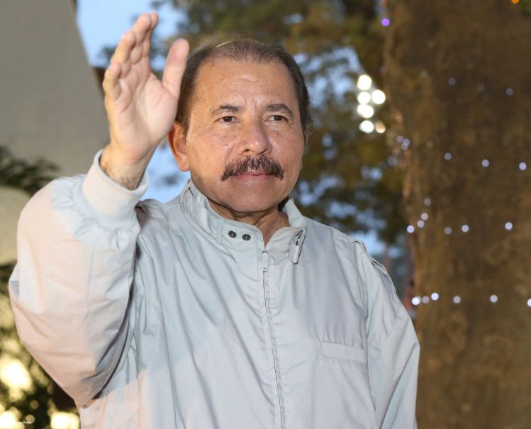 Daniel y Rosario rinden homenaje al Comandante de la Revolución, Tomás Borge Martínez