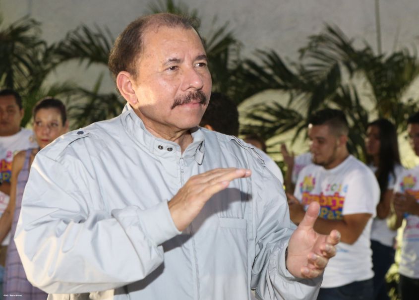 Daniel y Rosario rinden homenaje al Comandante de la Revolución, Tomás Borge Martínez