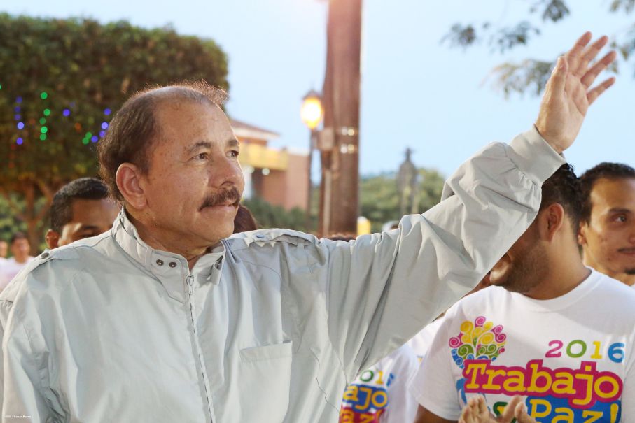 Daniel y Rosario rinden homenaje al Comandante de la Revolución, Tomás Borge Martínez