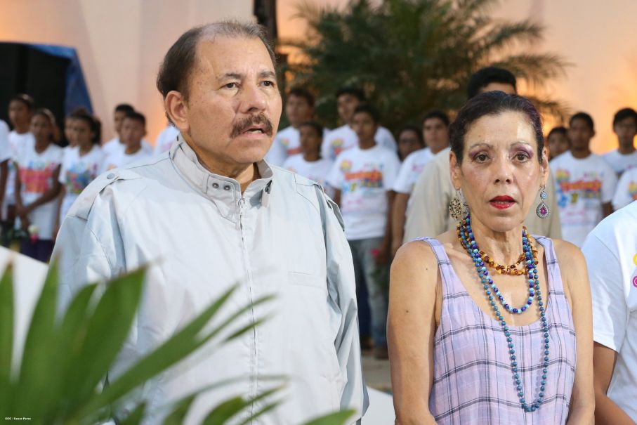 Daniel y Rosario rinden homenaje al Comandante de la Revolución, Tomás Borge Martínez