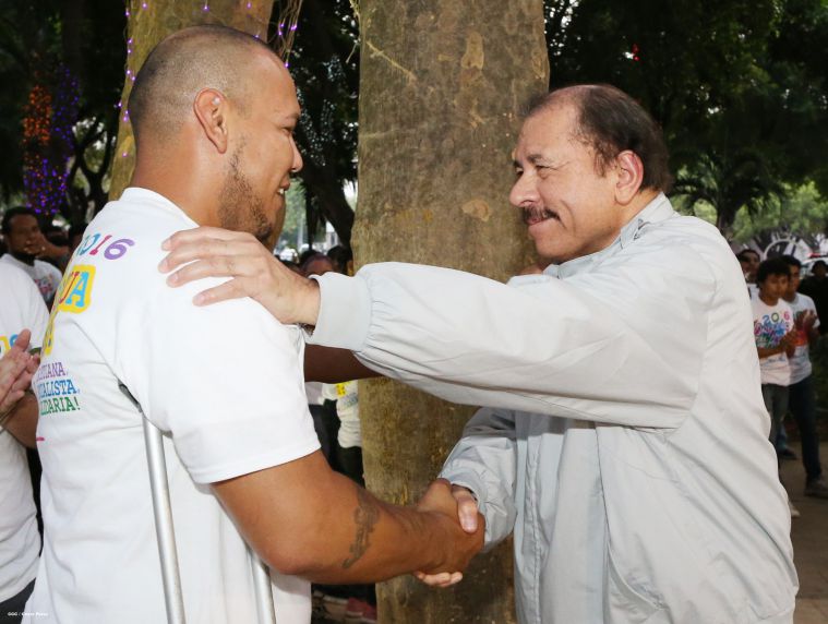 Daniel y Rosario rinden homenaje al Comandante de la Revolución, Tomás Borge Martínez