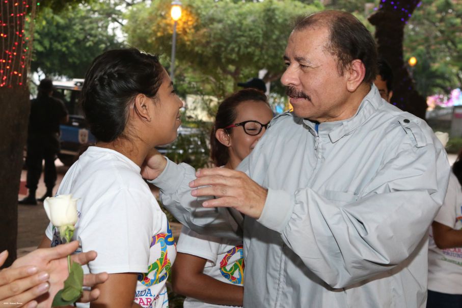 Daniel y Rosario rinden homenaje al Comandante de la Revolución, Tomás Borge Martínez