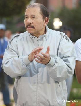 Daniel y Rosario rinden homenaje al Comandante de la Revolución, Tomás Borge Martínez