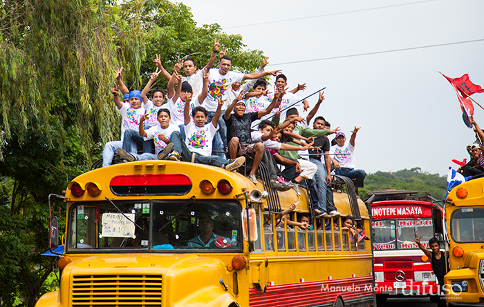 Caravanas llegan a Managua para el 34/19!