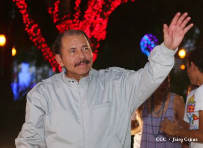 Daniel y Rosario rinden homenaje al Comandante de la Revolución, Tomás Borge Martínez