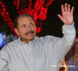 Daniel y Rosario rinden homenaje al Comandante de la Revolución, Tomás Borge Martínez