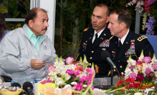 Presidente Daniel se reúne con Subcomandante Militar del Comando Sur de Estados, Teniente General Joseph P. Disalvo