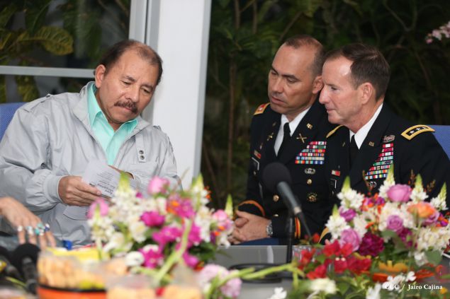 Presidente Daniel se reúne con Subcomandante Militar del Comando Sur de Estados, Teniente General Joseph P. Disalvo