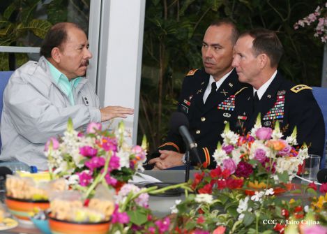 Presidente Daniel se reúne con Subcomandante Militar del Comando Sur de Estados, Teniente General Joseph P. Disalvo