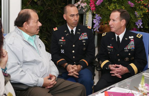 Presidente Daniel se reúne con Subcomandante Militar del Comando Sur de Estados, Teniente General Joseph P. Disalvo
