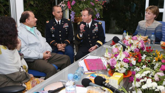 Presidente Daniel se reúne con Subcomandante Militar del Comando Sur de Estados, Teniente General Joseph P. Disalvo