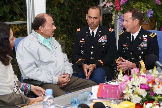 Presidente Daniel se reúne con Subcomandante Militar del Comando Sur de Estados, Teniente General Joseph P. Disalvo