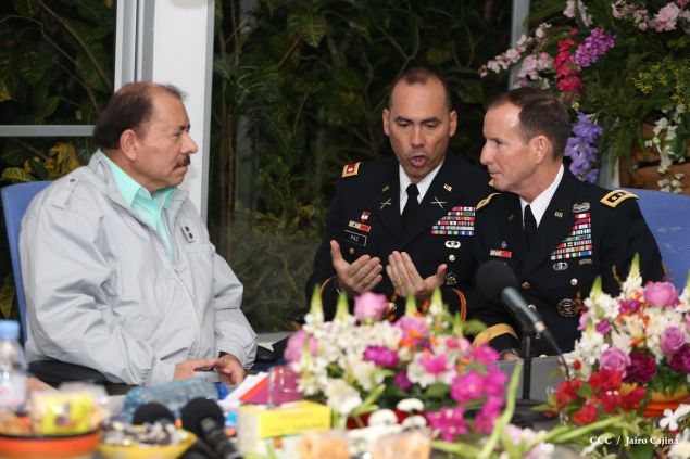 Presidente Daniel se reúne con Subcomandante Militar del Comando Sur de Estados, Teniente General Joseph P. Disalvo
