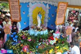 36 aniversario de las apariciones de la Virgen de Cuapa