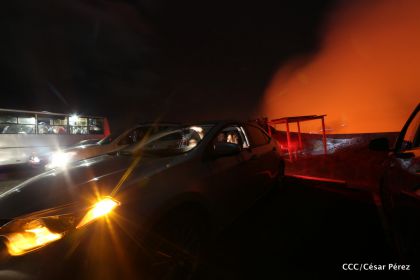El impresionante lago de lava del Volcán Masaya