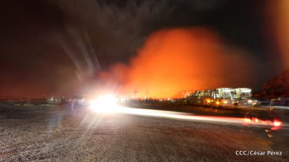 El impresionante lago de lava del Volcán Masaya