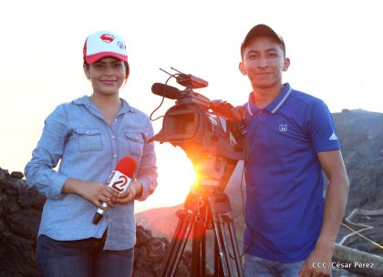 El impresionante lago de lava del Volcán Masaya