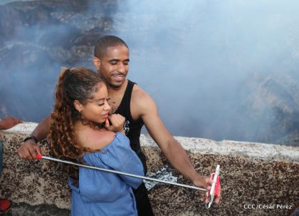 El impresionante lago de lava del Volcán Masaya