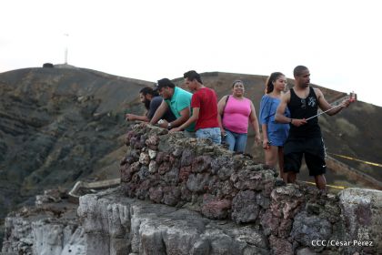 El impresionante lago de lava del Volcán Masaya