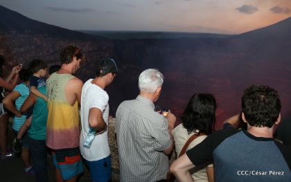 El impresionante lago de lava del Volcán Masaya