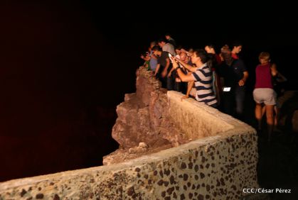 El impresionante lago de lava del Volcán Masaya