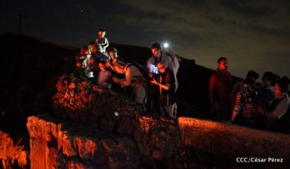 El impresionante lago de lava del Volcán Masaya