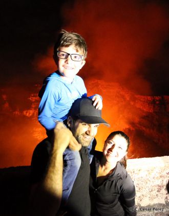 El impresionante lago de lava del Volcán Masaya