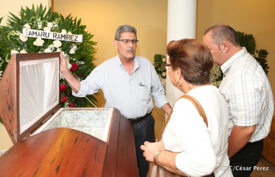 Vela del compañero-periodista Marcio Vargas Aguilar